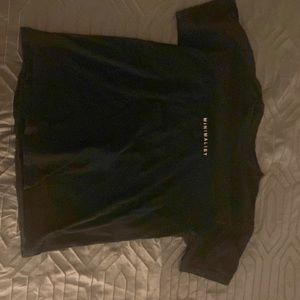 Selling black t shirt “minimalist” and this shirt unique and lowkey
